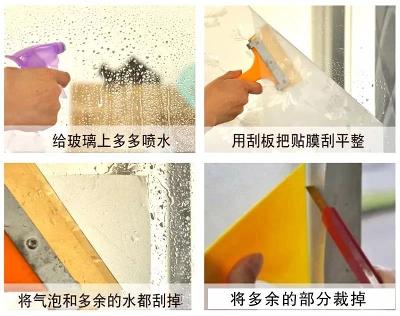 想要完美的玻璃貼裝飾膜？學會這個技巧，輕松去除氣泡！